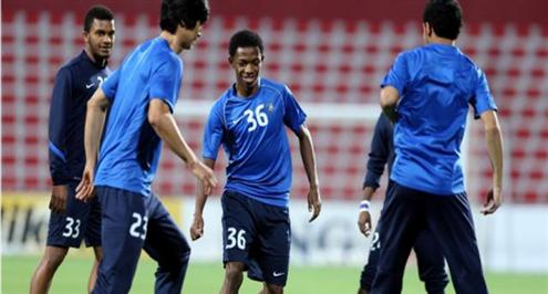 بالصور.. الجابر يُطبق خطة مباراة الاهلي الإماراتي في التدريب الاخير للهلال قبل المباراة